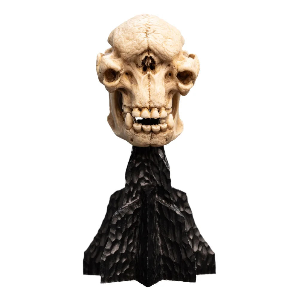 Weta Workshop Lord of the Rings Mini Statue Skull of a Cave Troll 21cm Image 1