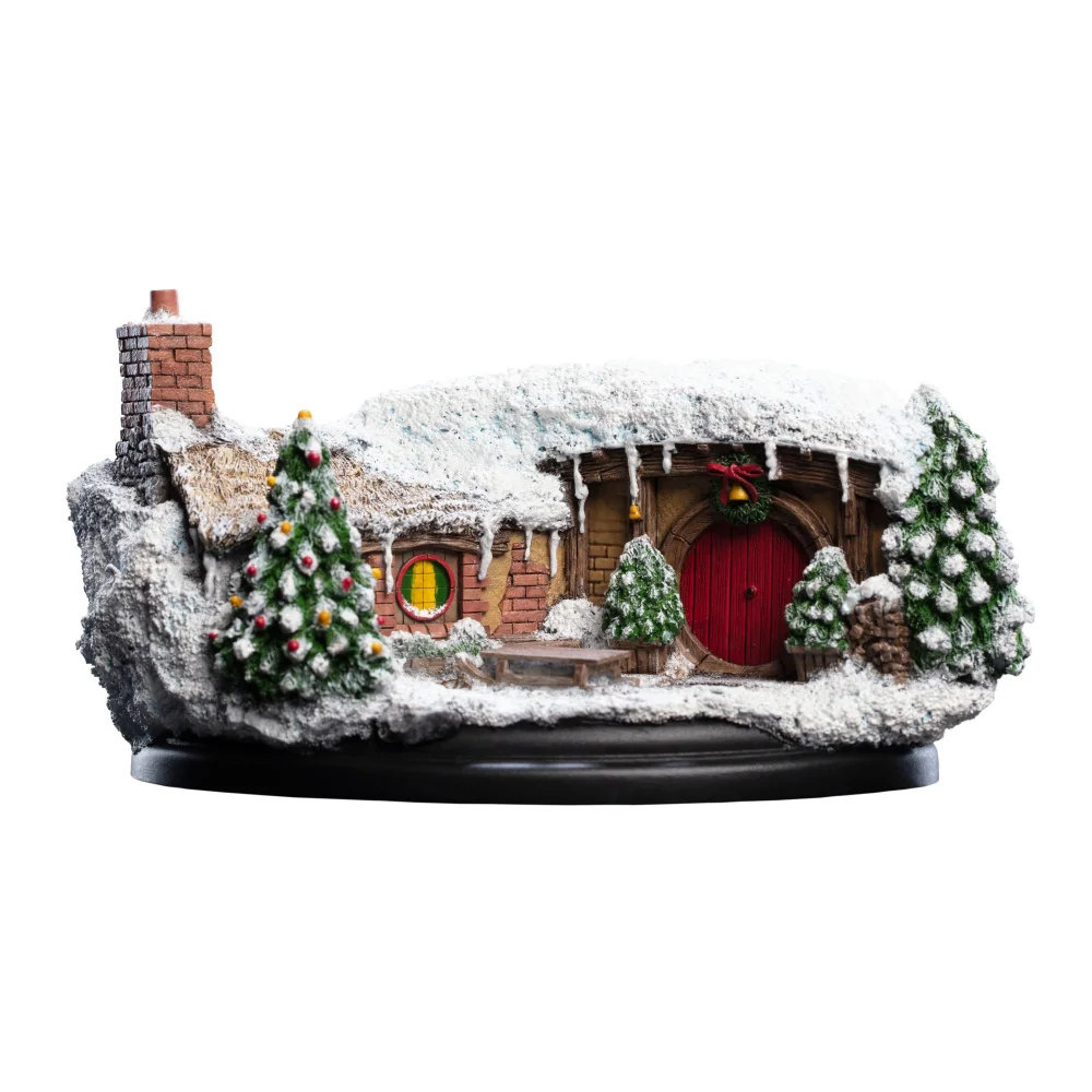 Weta Workshop The Hobbit An Unexpected Journey Statue 35 Bagshot Row Christmas Edition 7cm Image 1