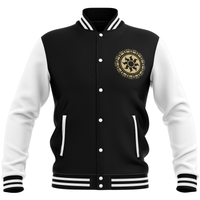 Magic: The Gathering Plains Roundel Varsity Jacket - Black/White - undefined undefined