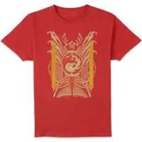 Magic: The Gathering Phyrexian Mountain Unisex T-Shirt - Red - undefined undefined