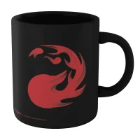 Magic: The Gathering Fire Mana Symbol Mug - Black - undefined undefined