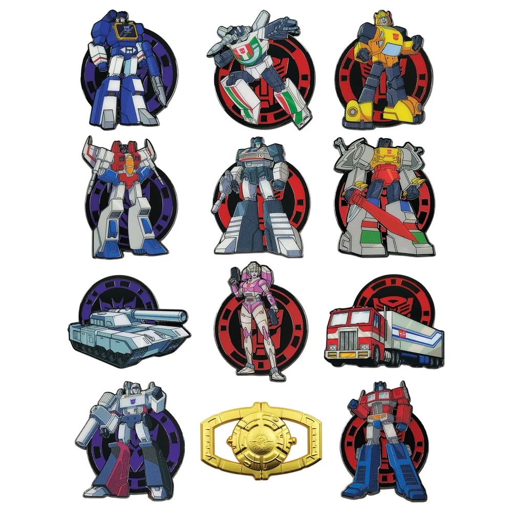 Transformers Mystery Pin Badges (12 Units in a CDU) Image 1