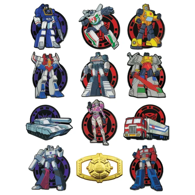Transformers Mystery Pin Badges (12 Units in a CDU)