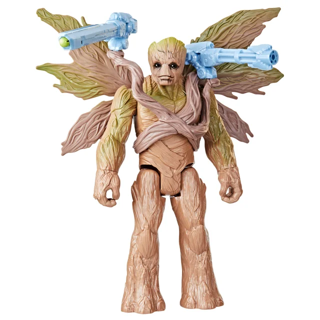 Hasbro Marvel Studios' Guardians of the Galaxy Vol. 3 Titan Hero Series Blast 'N Battle Groot Action Figure (11.5")