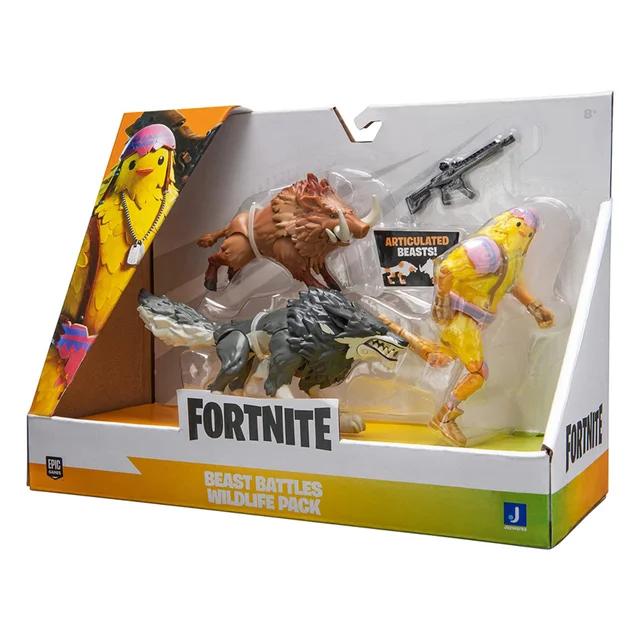 Fortnite Beast Battles Wildlife Action Figure Set 3-Pack