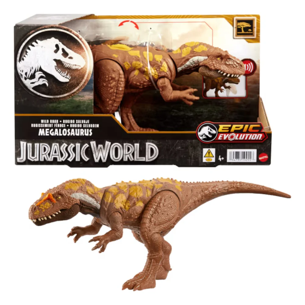Jurassic World Wild Roar Megalosaurus Dinosaur Toy Image 1