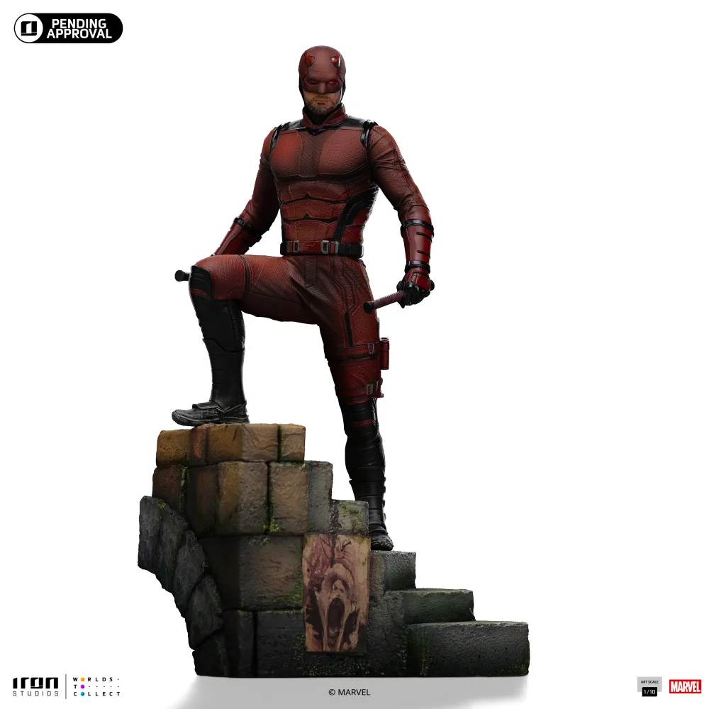 Iron Studios Daredevil: Born Again Daredevil Art Scale 1/10 Statue Image 1