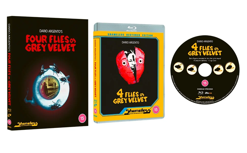 Four Flies on Grey Velvet Image 1