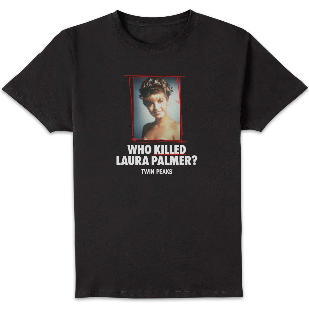 Twin Peaks Who Killed Laura Palmer? Unisex T-Shirt - Black - L Image 1