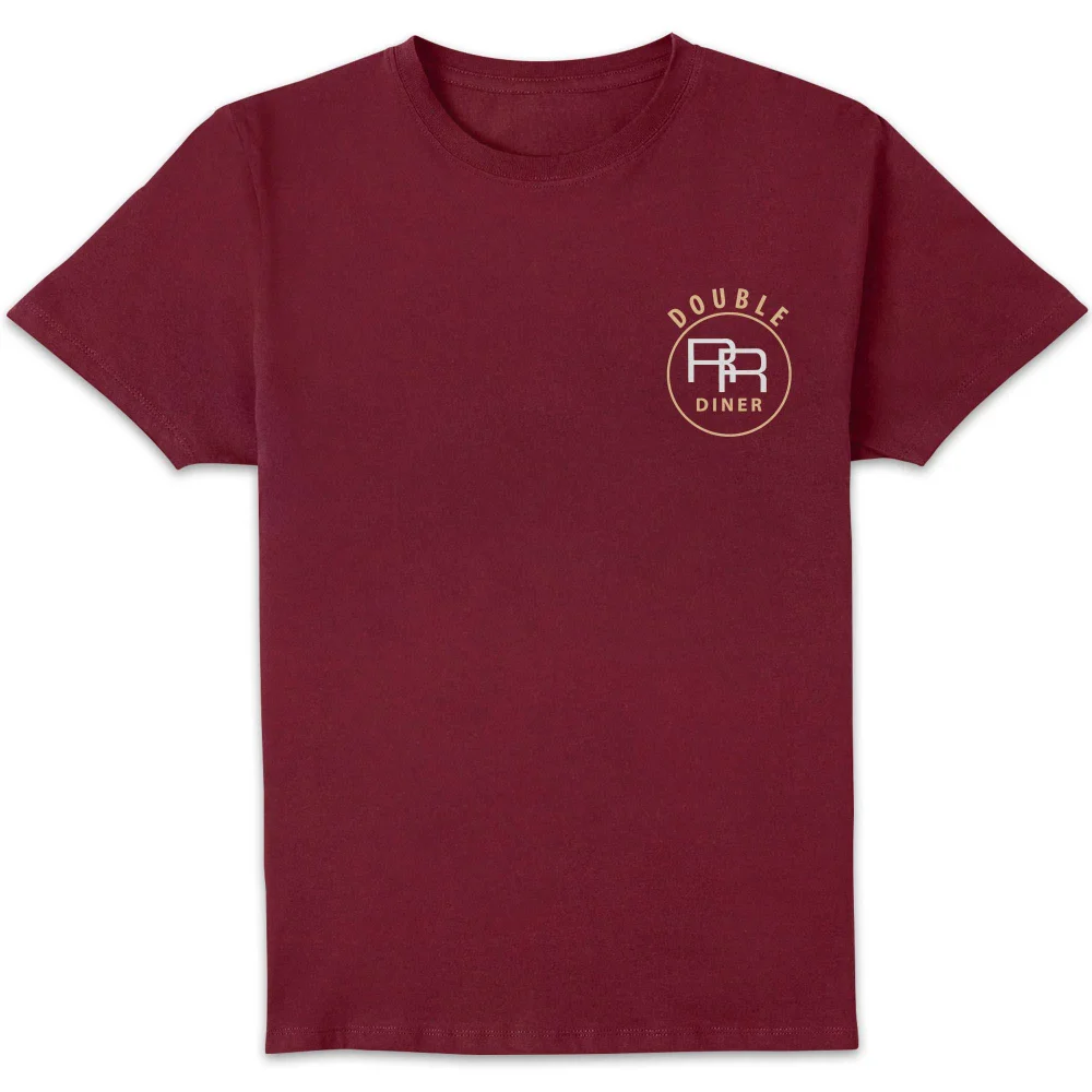 Twin Peaks Double R Menu Unisex T-Shirt - Burgundy - L Image 1