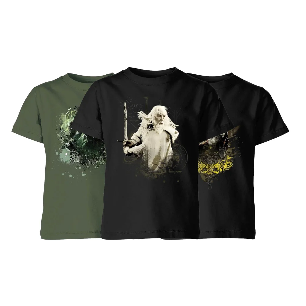 The Lord Of The Rings Kids' 3-Pack T-Shirts - 3-4 Years Image 1