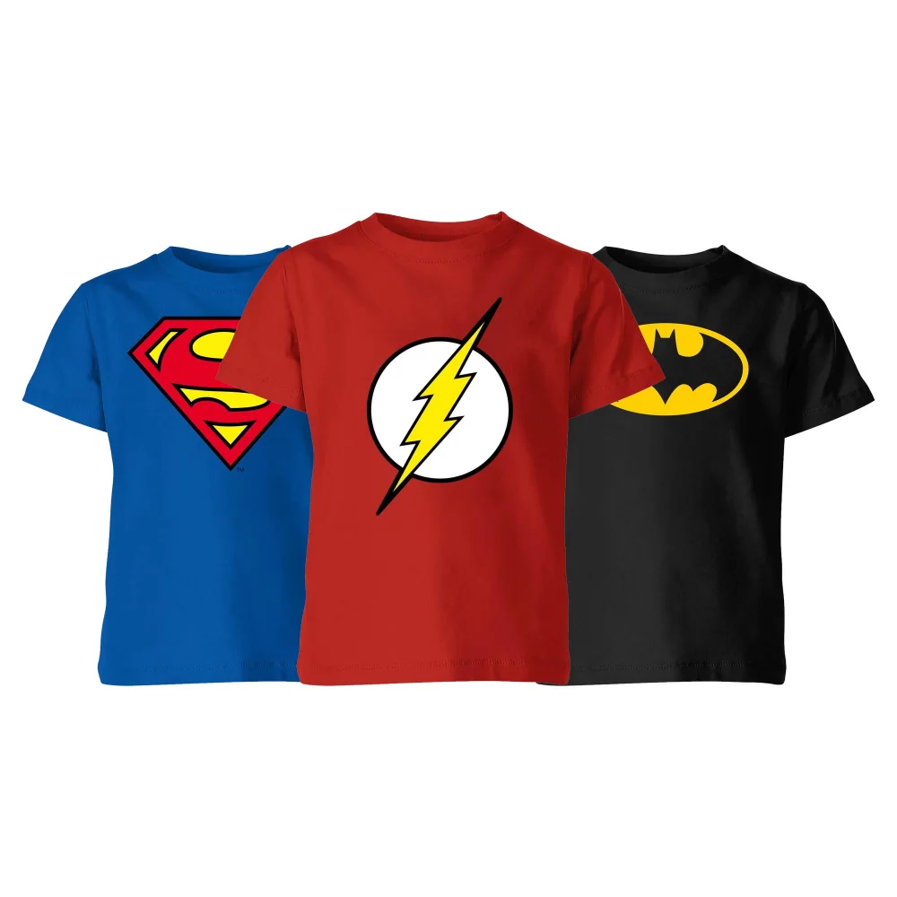 DC Comics Kids' 3-Pack T-Shirts - 11-12 Years Image 1