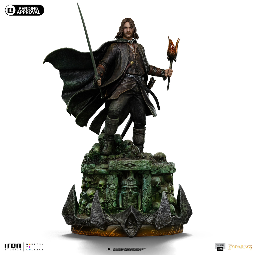 Iron Studios The Lord Of The Rings Aragorn Unleashed Art Scale 1/10 Statue Image 1