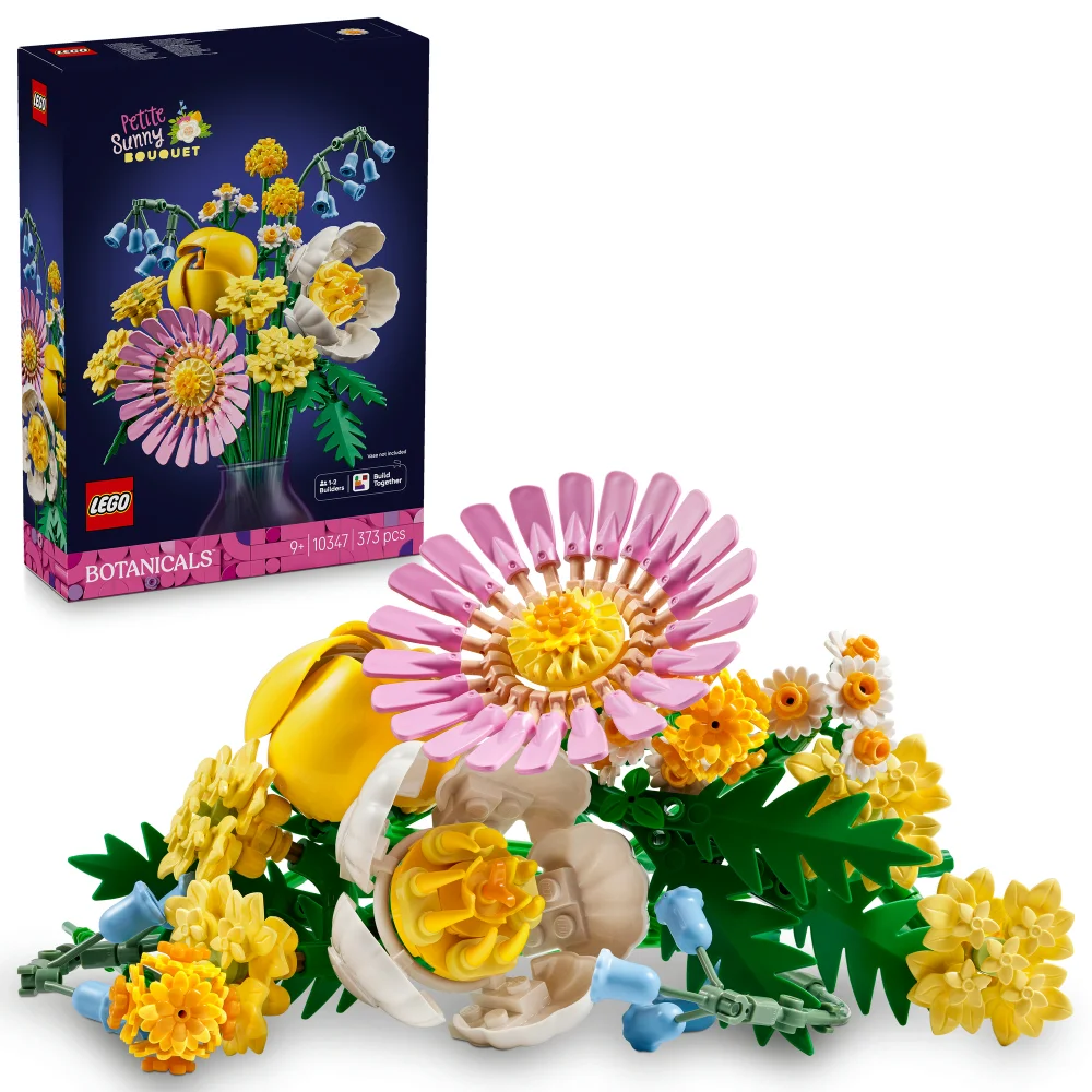 LEGO Botanicals Petite Sunny Bouquet, Toy Flowers Set 10347 Image 1