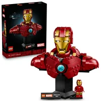 LEGO® ǀ Marvel Iron Man MK4 Bust, Buildable Model for Adults with Minifigure 76327