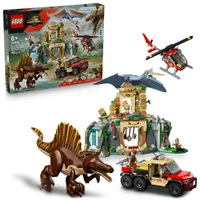 LEGO® Jurassic World Spinosaurus & Quetzalcoatlus Air Mission Dinosaur Toy 76976