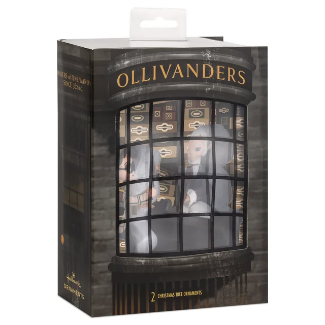 Hallmark Storied Moments Harry Potter Ornaments - Set of 2 - Harry Potter & Ollivander
