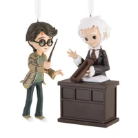 Hallmark Storied Moments Harry Potter Ornaments - Set of 2 - Harry Potter & Ollivander - undefined undefined