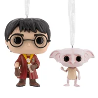 Hallmark Funko POP! Harry Potter Christmas Ornaments - 2 Pack Harry & Dobby - undefined undefined