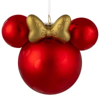 Hallmark Minnie Mouse Ears Icon Glass Ornament - undefined undefined