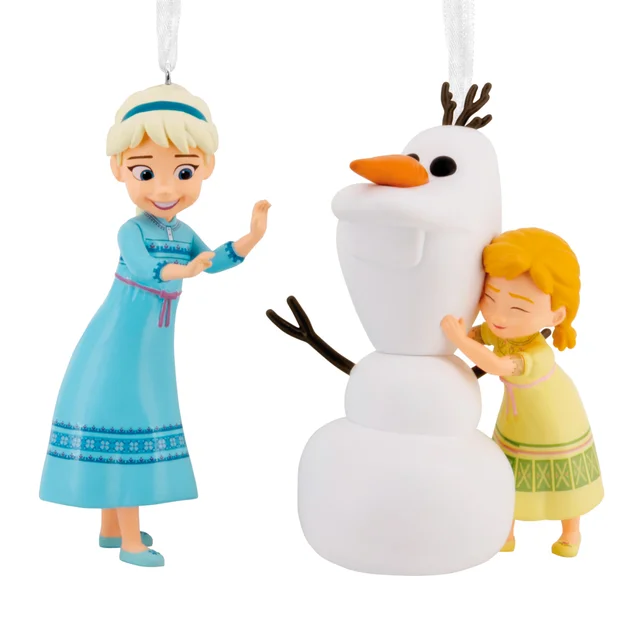 Hallmark Figural Frozen Elsa & Anna Tree Ornament