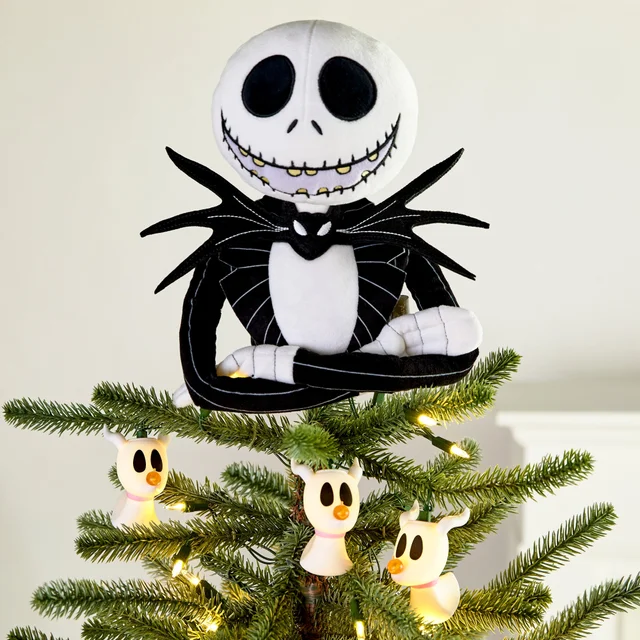 Hallmark Fabric Figural The Nightmare Before Christmas Jack Tree Topper