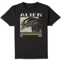 Alien Retro Bars Unisex T-Shirt - Black - undefined undefined