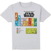 Star Wars Periodic Table Unisex T-Shirt - White - undefined undefined