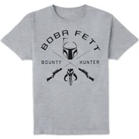 Star Wars Bounty Hunter Crest Unisex T-Shirt - Grey - undefined undefined