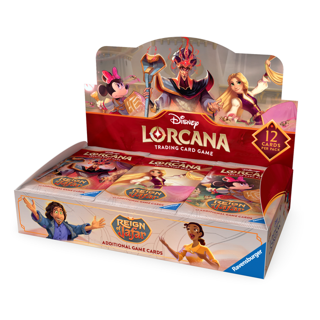 Disney Lorcana Trading Card Game Reign of Jafar Booster Box (24 Packs)