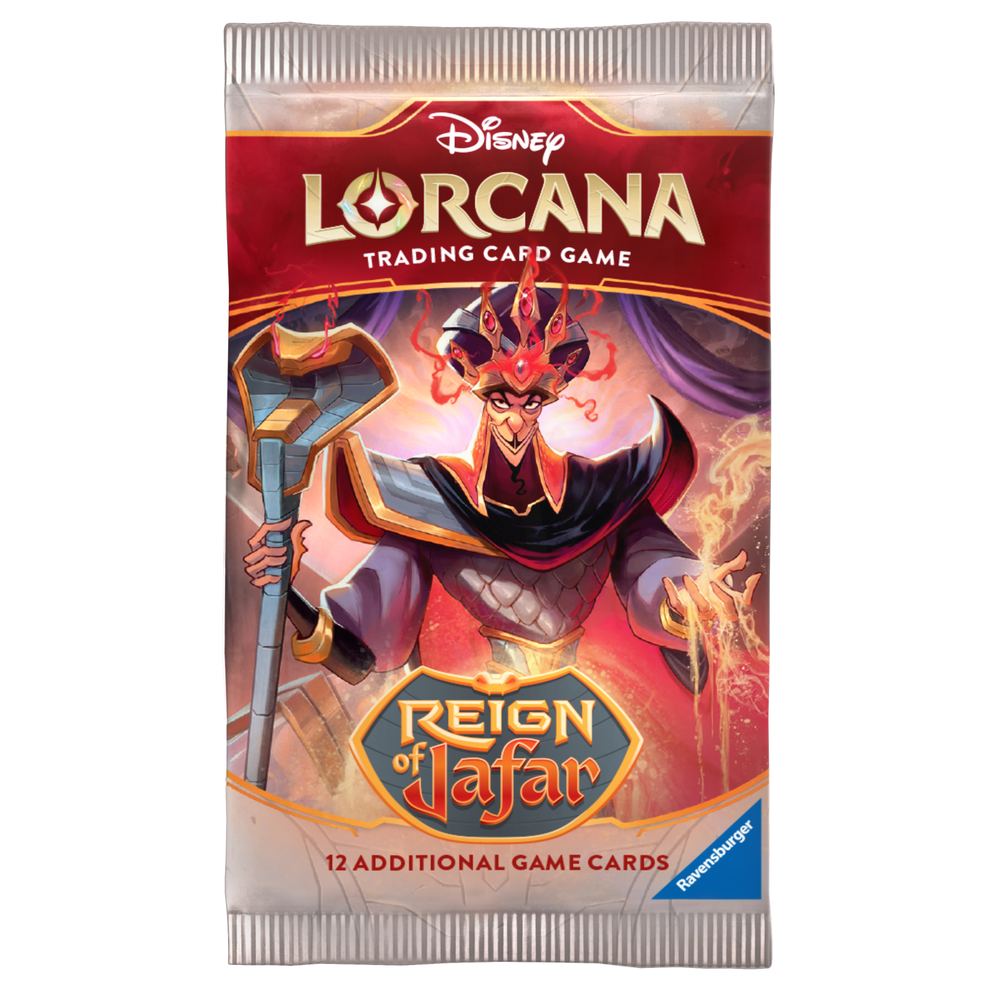 reign of jafar booster box case Disney Lorcana: including 6 common cards Disney Lorcana Trading Card Game