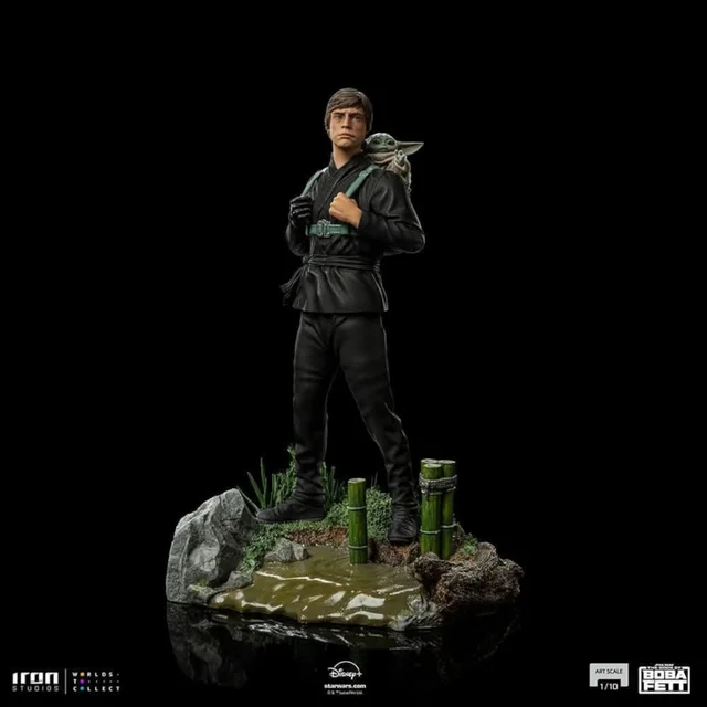 Iron Studios Star Wars: The Book of Boba Fett Luke Skywalker and Grogu Training Version 1/10 Art Scale Statue