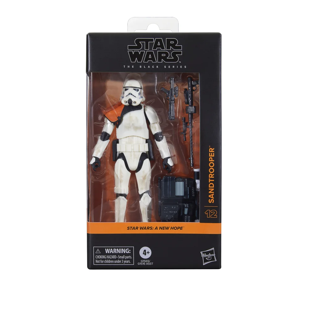 Hasbro Star Wars The Black Series Sandtrooper, Star Wars: A New Hope Collectible Action Figure (6”) Image 1