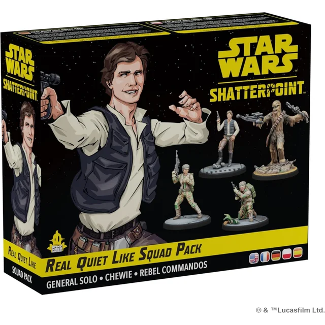 Star Wars: Shatterpoint Game Real Quiet Like (Han Solo Endor) Squad Pack