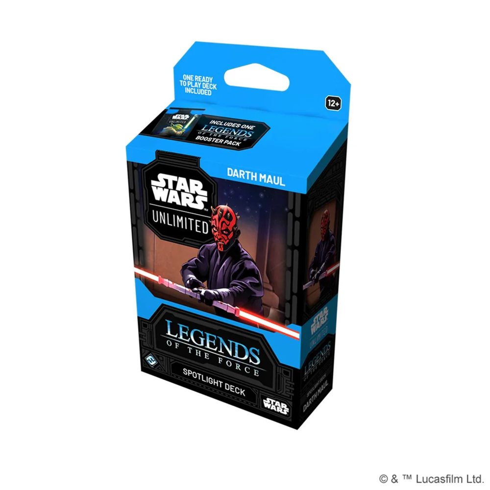 Star Wars: Unlimited Spotlight Deck Legends of the Force Darth Maul Image 1
