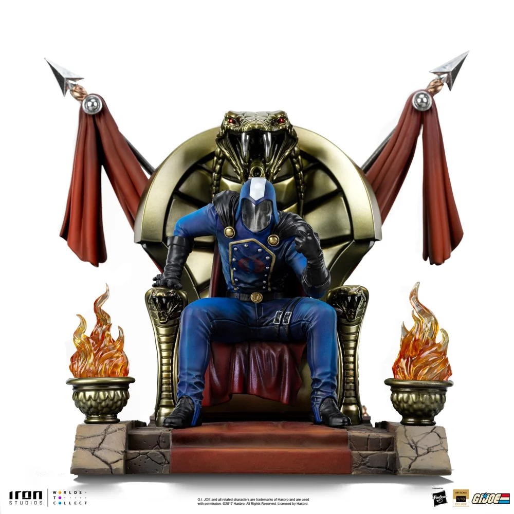 Iron Studios G.I Joe Cobra Commander Art Scale 1/10 Statue Image 1