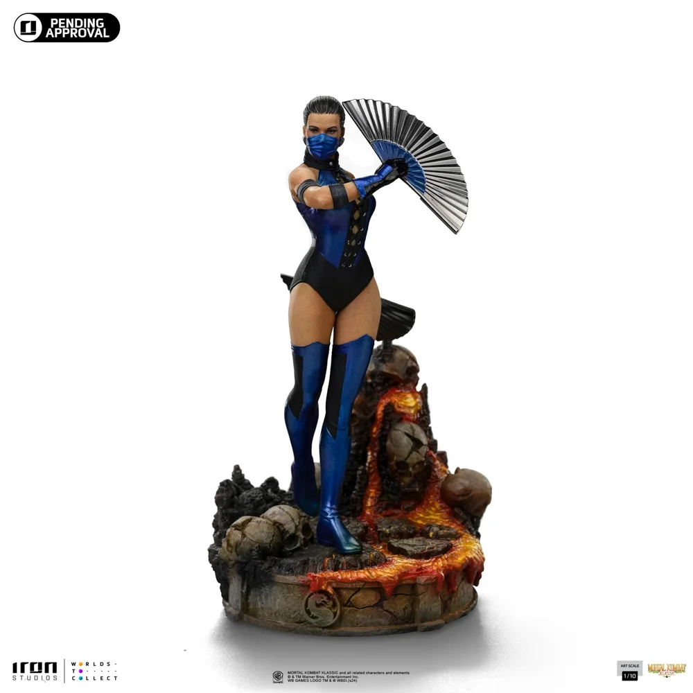 Iron Studios Mortal Kombat Kitana Art Scale 1/10 Statue Image 1