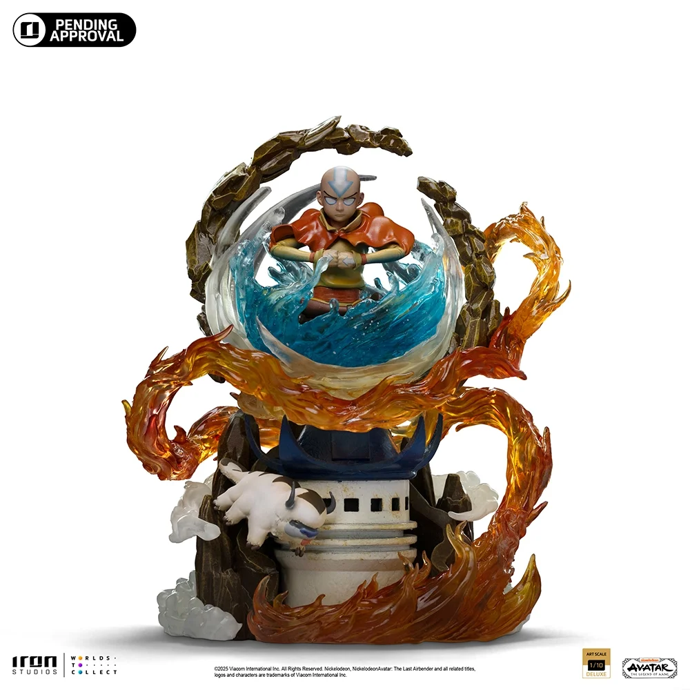 Iron Studios Avatar: The Last Airbender Aang Deluxe Art Scale 1/10 Statue Image 1