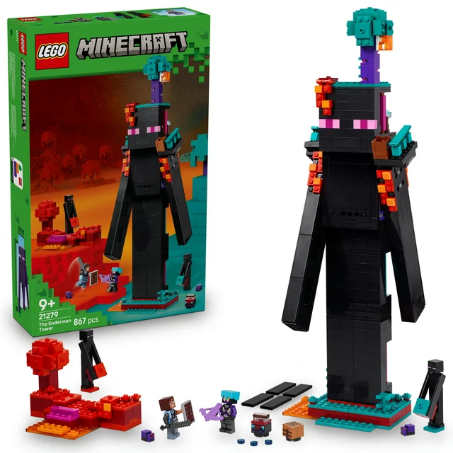 LEGO® Minecraft® The Enderman Tower Toy for Kids, Gamer Gift 21279