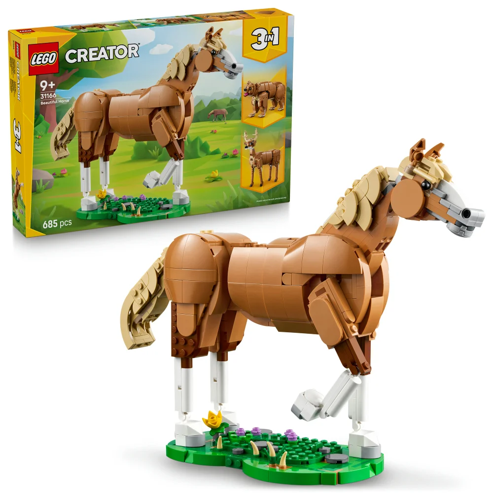 LEGO® Creator 3in1 Beautiful Horse Toy Animal Building Set 31166 Image 1