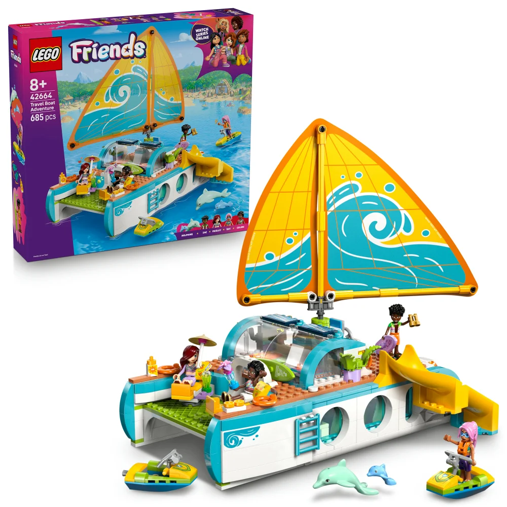 LEGO® Friends Travel Boat Adventure Building Kit Role-Play Toy 42664 Image 1