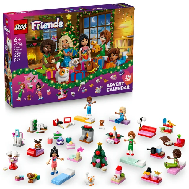 LEGO® Friends Advent Calendar 2025 Christmas Toy Building Set 42668