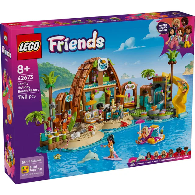 LEGO® Friends Family Holiday Beach Resort Building Set 42673