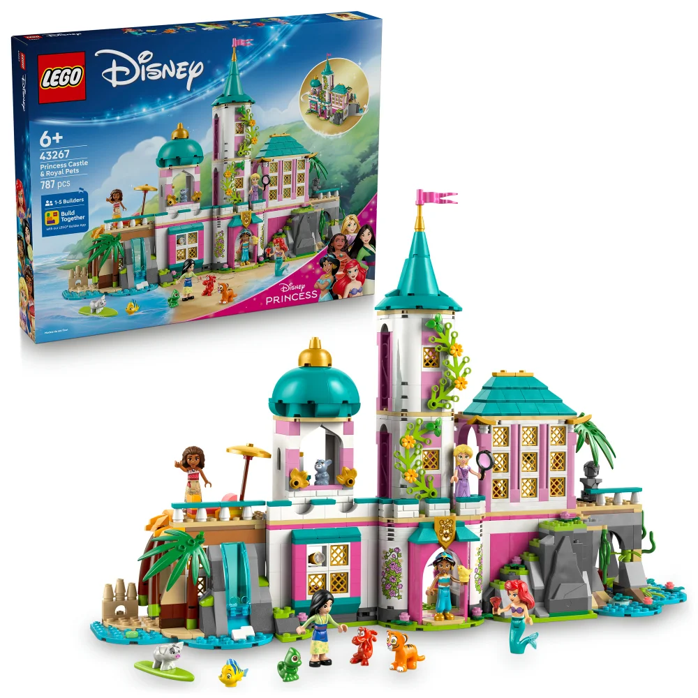 LEGO Disney Princess Castle & Royal Pets Building Toy 43267 Image 1