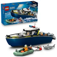LEGO City Police Boat Chase Toy with a Speedboat 60456 - undefined undefined