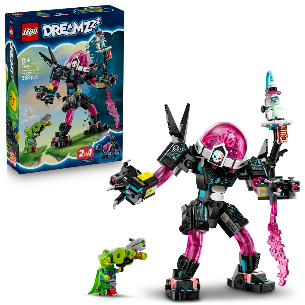 LEGO® DREAMZzz™ Mateo vs. Cyber Brain Mech Robot Toy 71495 Image 1