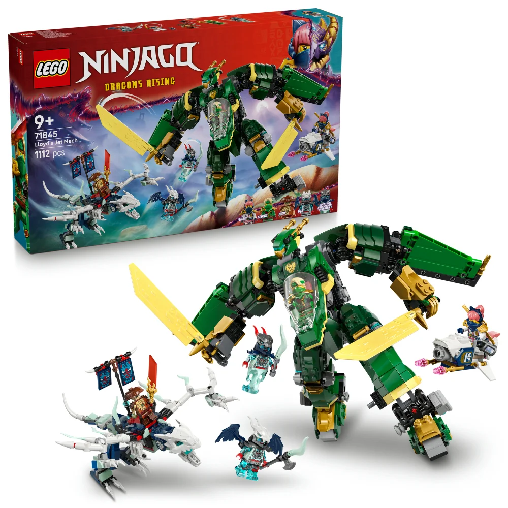 LEGO® NINJAGO® Lloyd’s Jet Mech Ninja Toy Building Kit 71845 Image 1