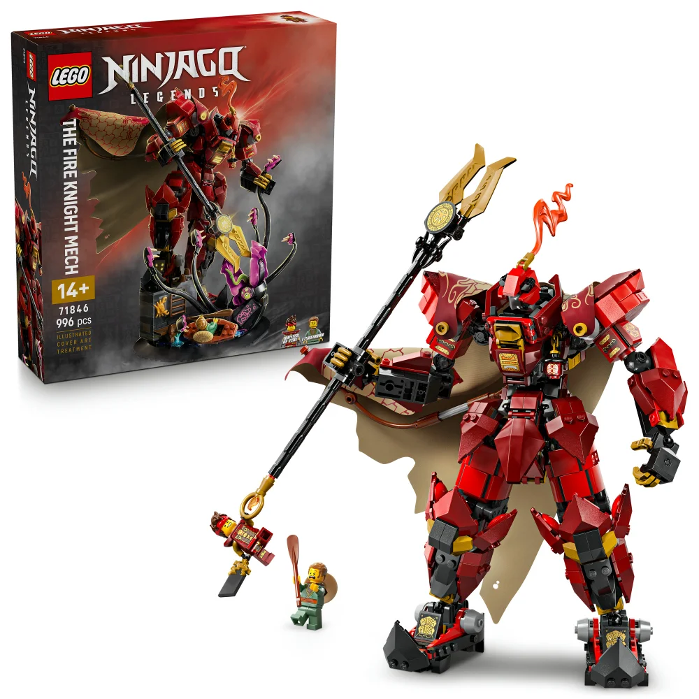 LEGO NINJAGO The Fire Knight Mech Toy Building Set 71846 Image 1