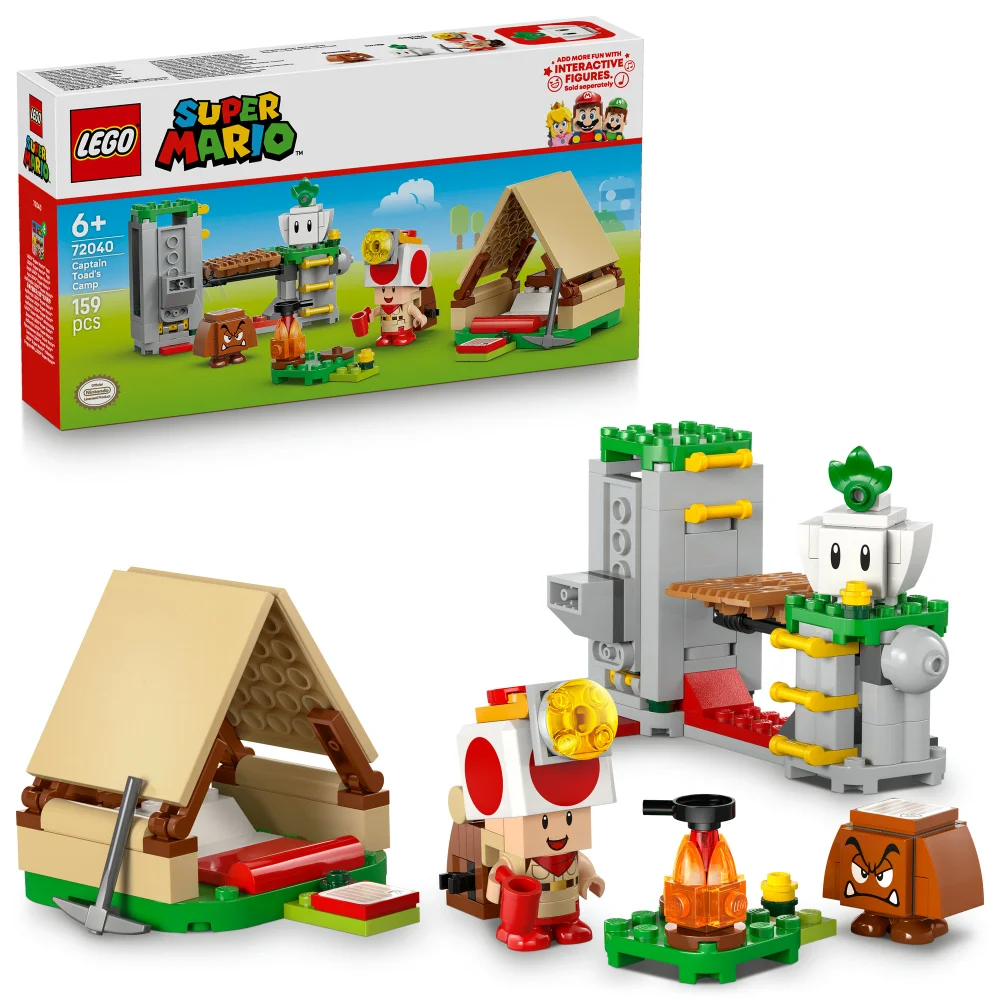 LEGO® Super Mario™ Captain Toad’s Camp Toy for Boys, Girls and Any Fans 72040 Image 1