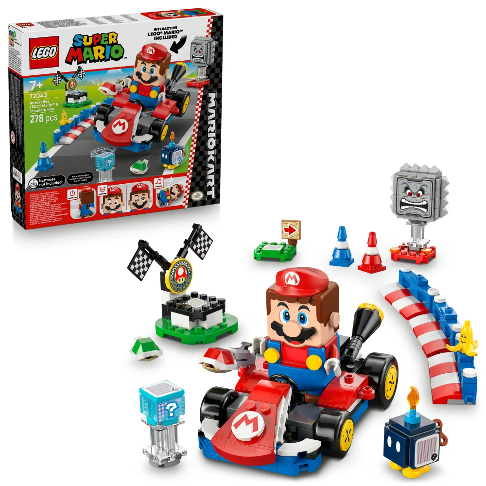 LEGO® Super Mario™: Mario Kart™ – Interactive LEGO® Mario™ & Standard Kart 72043 Image 1